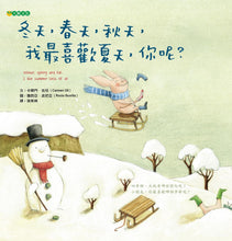 Load image into Gallery viewer, 冬天,春天,秋天,我最喜歡夏天,你呢?