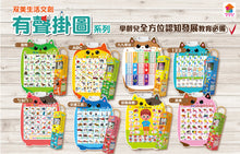 Load image into Gallery viewer, 蔬果有聲掛圖(中英台3種語言+36種蔬果真實圖片+2首律動性兒歌+互動問答遊戲)