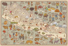 Load image into Gallery viewer, Map (Humanities Edition)"" hand-drawn map of the world · Children Illustrated Encyclopedia《地图(人文版)》手绘世界地图·儿童百科绘本