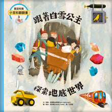 Load image into Gallery viewer, 童話知識小百科翻翻書3 跟著白雪公主探索地底世界
